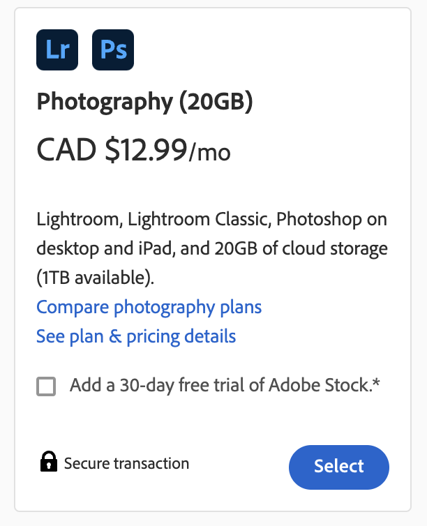 Adobe Photoshop Creative Cloud 